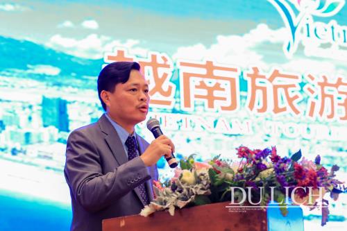 Vụ trưởng Vụ Lữ hành (TCDL) Nguyễn Quý Phương phát biểu tại sự kiện